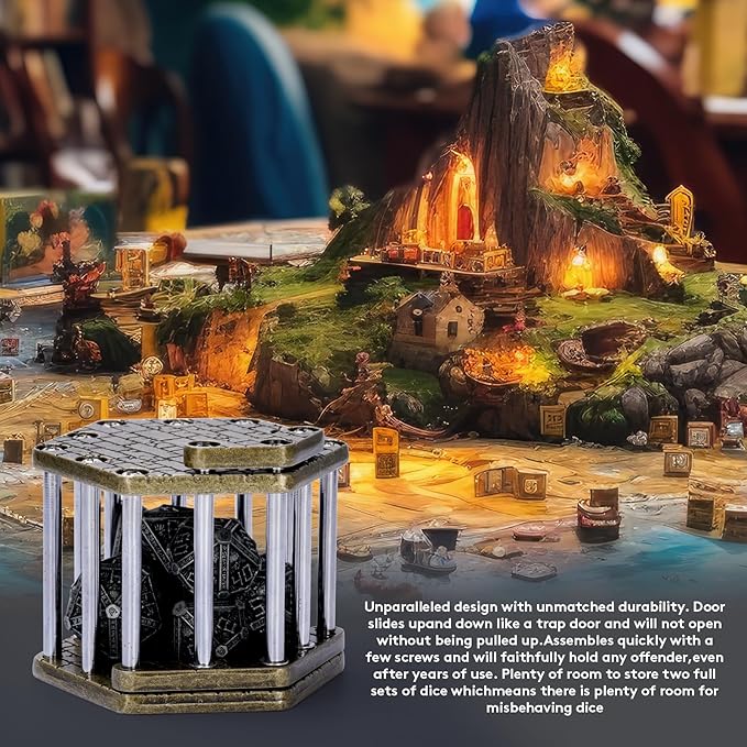 Metal Dice Prison